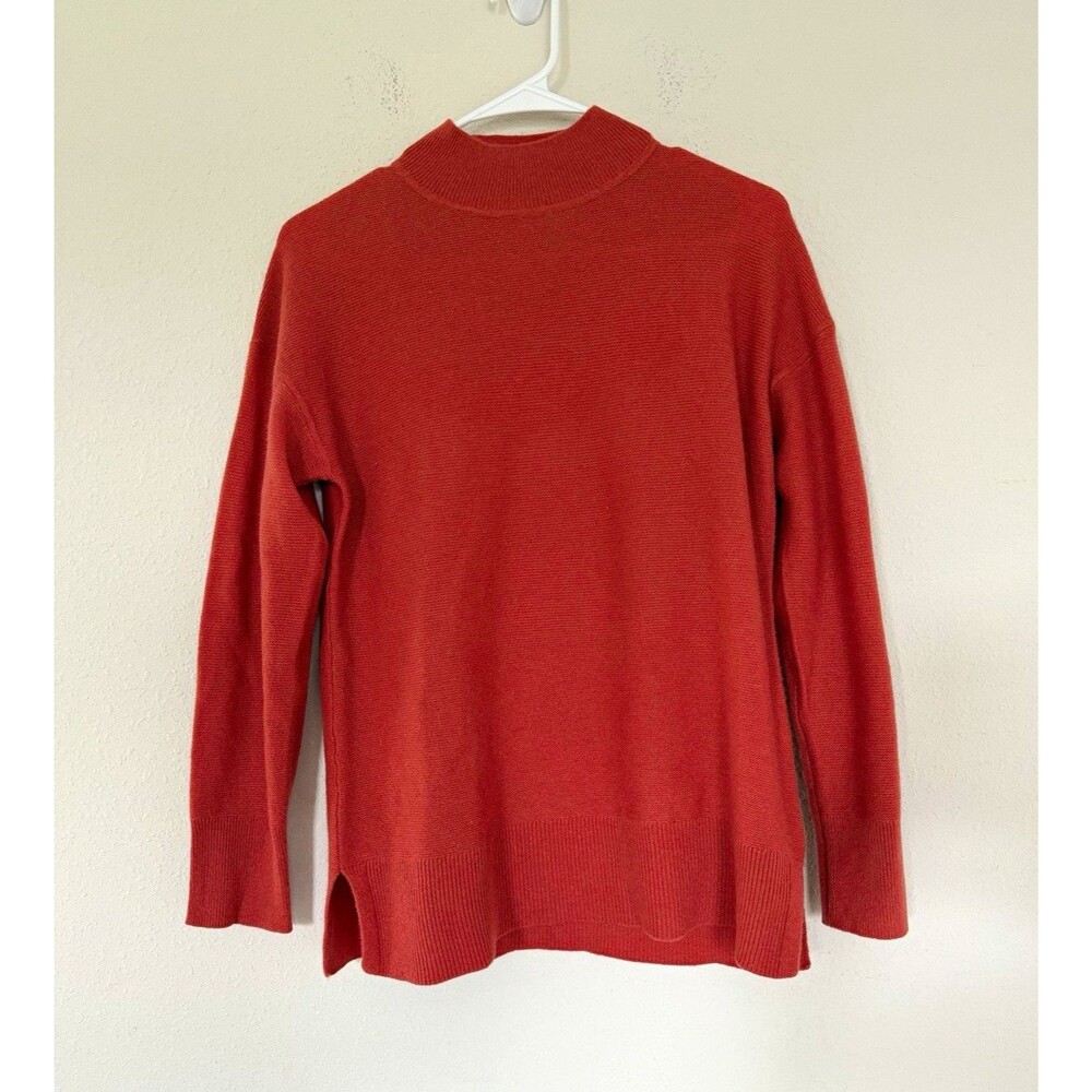 L.L.Bean Cashmere Roll Neck Pullover Sweater Small Old Money Quiet Luxury Top